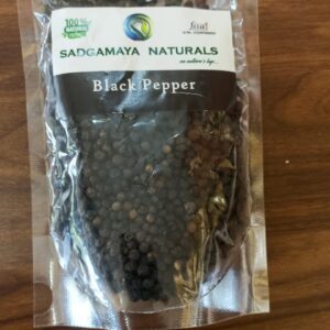 Sadgamaya Naturals Black Pepper – 100% Natural, Whole, Aromatic Peppercorns